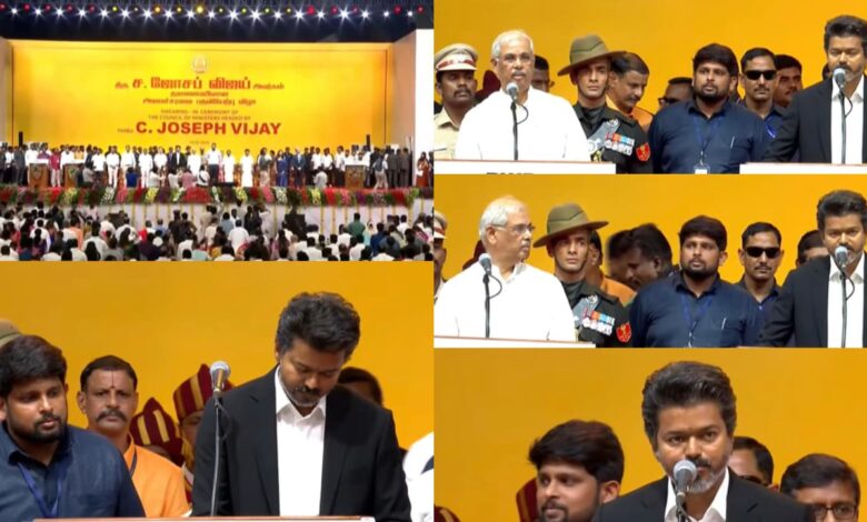 Actor-politician Chandrasekharan Joseph Vijay becomes the CM of Tamil Nadu