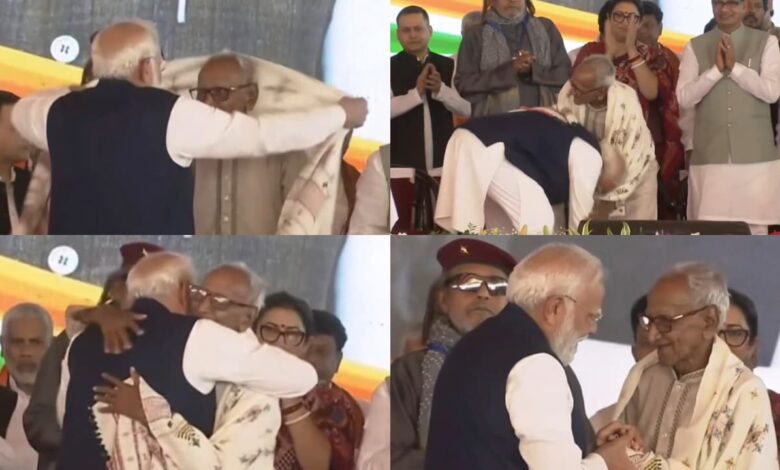 PM modi meets makhan lal sarkaar