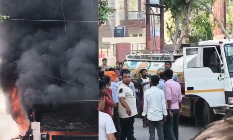 गारमेंट्स कंपनी में अचानक भीषण आग