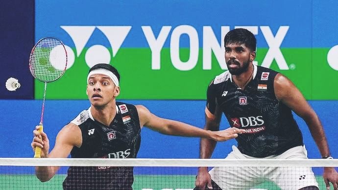 भारतीय स्टार जोड़ी सात्विकसाईराज रंकीरेड्डी और चिराग शेट्टी का शानदार प्रदर्शन