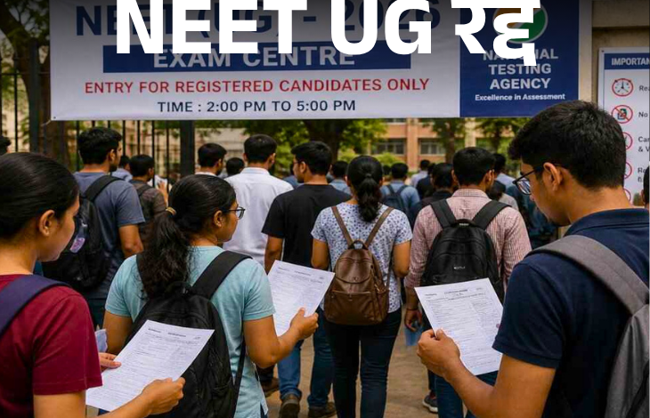 नीट यूजी 2026 परीक्षा को रद्द करने का बड़ा फैसला लिया