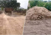 अवैध खनन पर ग्रामीणों का विरोध