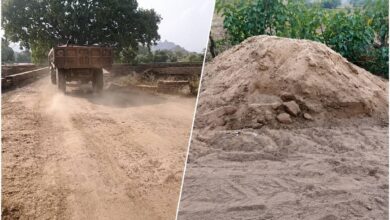 अवैध खनन पर ग्रामीणों का विरोध