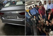 Noida Live Accident