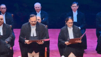 नए न्यायाधीशों को पद एवं गोपनीयता की शपथ दिलाई
