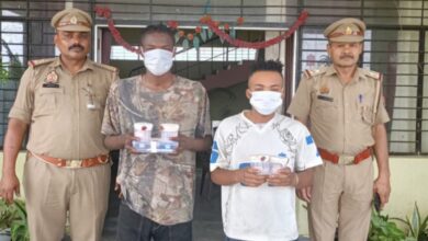Noida police action
