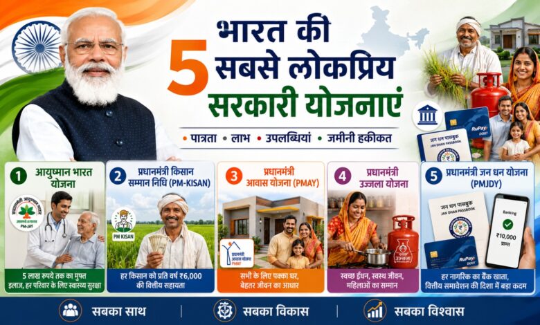 top 5 indian government schemes
