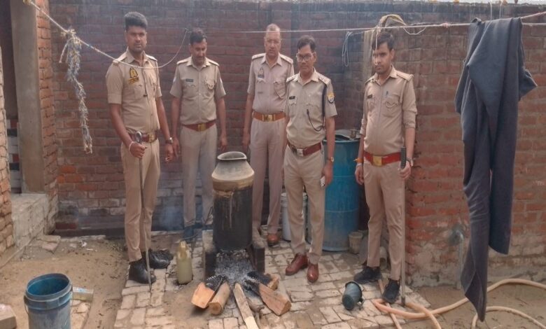 Police Raid On Illegal Liquor
