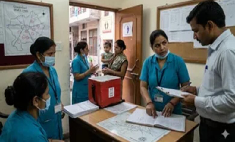 Anganwadi Workers Protest