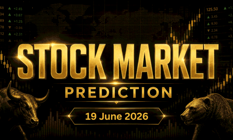 stock market prediction for 19 june market