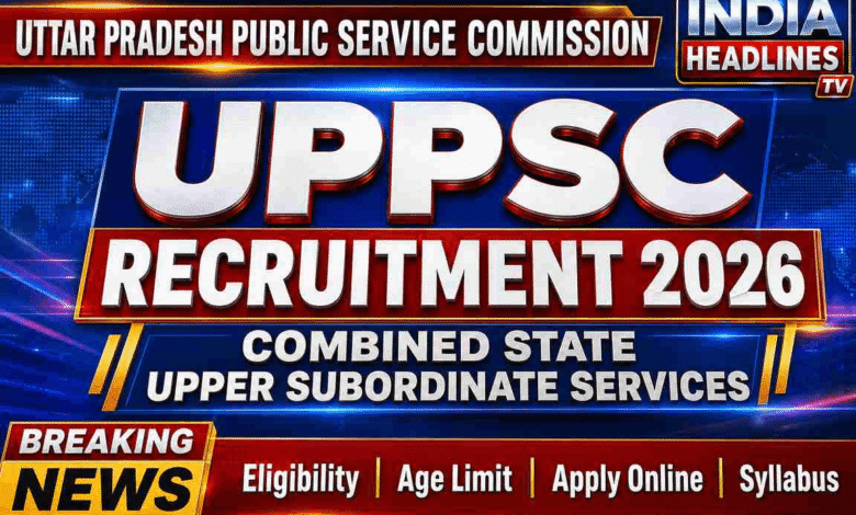 UPPSC recuitment