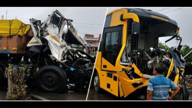 बस हादसे का शिकार