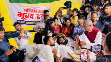 छात्र नेता राहुल की बिगड़ी तबियत