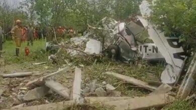 ट्रेनिंग प्लेन क्रैश