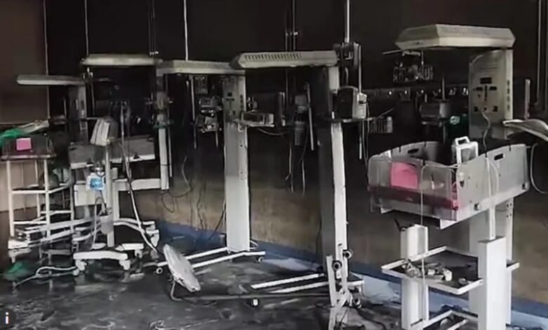 39 नवजात थे भर्ती
