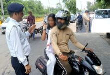 बिना हेलमेट सबसे ज्यादा चालान
