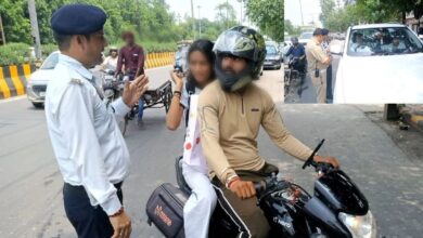 बिना हेलमेट सबसे ज्यादा चालान