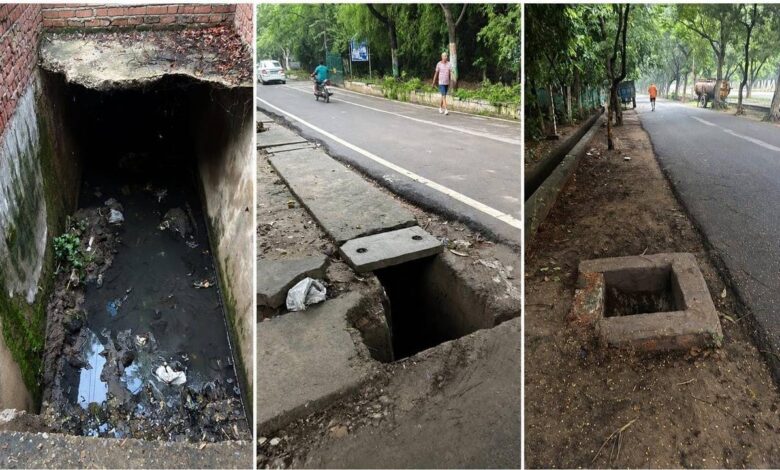 खतरे में राहगीरों की सुरक्षा