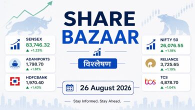 share-bazar-26-august-26 india headlines tv