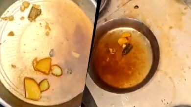 थाली में लापरवाही का खुलासा
