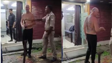 शराब के नशे में हंगामा