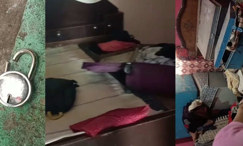 सूने मकानों में लाखों की चोरी