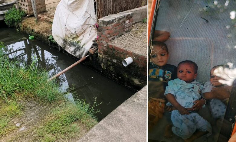खुले नाले ने ली जान