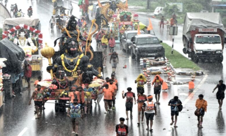 डाक कांवड़ की रफ्तार ने बढ़ाया उत्साह