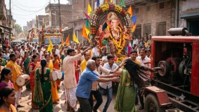 जनरेटर में फंसें महिला के बाल