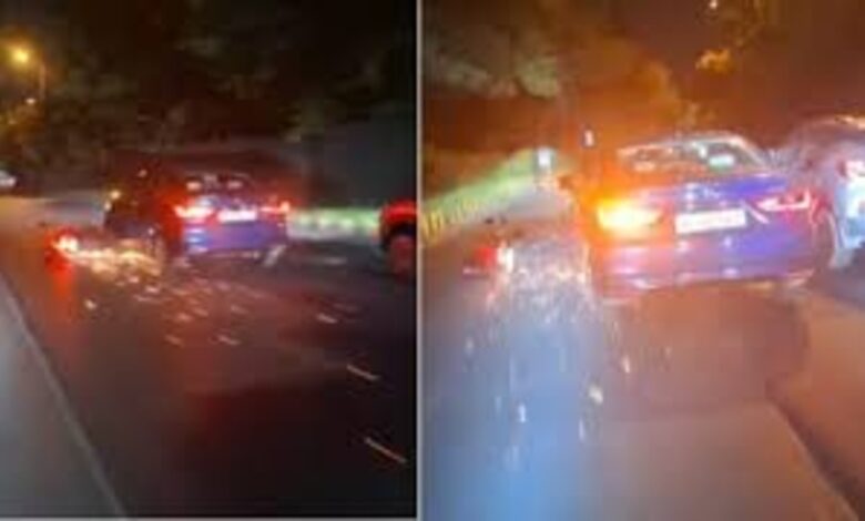 पुलिस ने कार जब्त कर चालक को पकड़ा