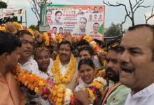 कार्यकर्ताओं ने किया भव्य स्वागत