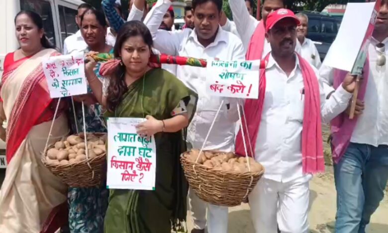 आलू किसानों की परेशानी