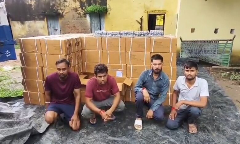 चार आरोपी पुलिस हिरासत में