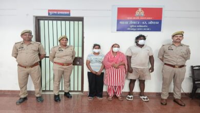 बच्ची का अपहरण करने वाले गिरफ्तार