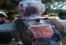बीएसए बहराइच का पुतला दहन