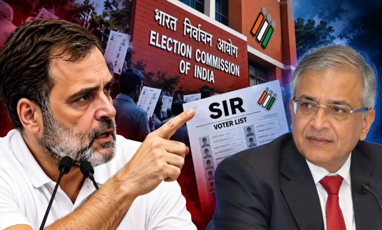 फॉर्म 6 पर घमासान तेज, राहुल गांधी ने CEC ज्ञानेश पर उठाए सवाल