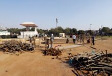 रामलीला मैदान बना नया प्रदर्शन स्थल