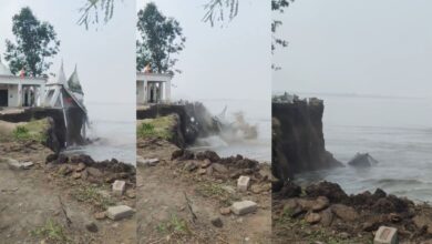 कटान से ग्रामीणों में दहशत
